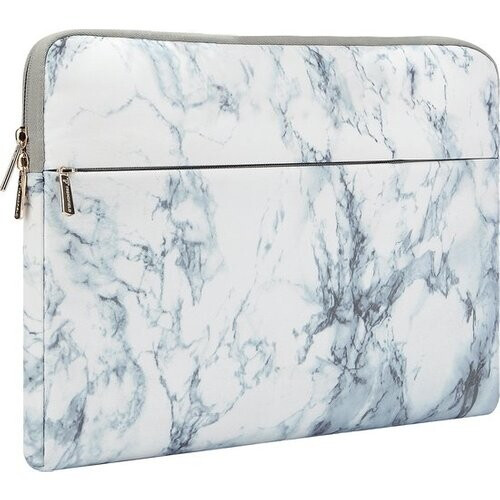 Tweedekans Trendfield 13 Inch Laptophoes voor Macbook Air & Pro - Sleeve 13.3 Inch Laptop Hoes - Wit Marmer Tweedehands