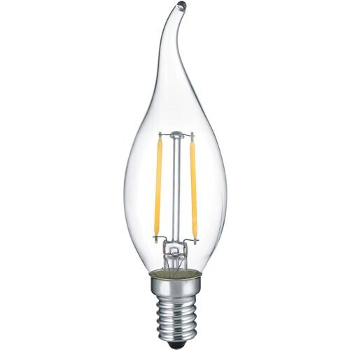 Tweedekans Trio leuchten - LED Lamp - Kaarslamp - Filament - E14 Fitting - 2W - Warm Wit - 2700K - Transparant Helder - Glas Tweedehands