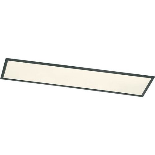 Tweedekans Trio leuchten - LED Plafondlamp - Plafondverlichting - 31W - Warm Wit 3000K - Dimbaar - Rechthoek - Zwart - Aluminium Tweedehands