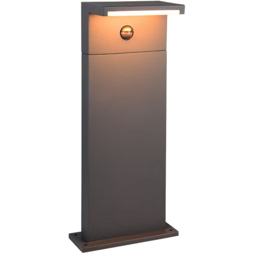 Tweedekans Trio Ravi LED Buitenwandlamp 50 cm met Bewegingssensor – Antraciet – Gegoten Aluminium Tweedehands