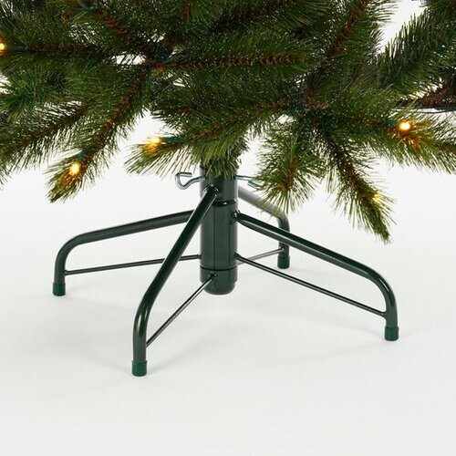 Tweedekans Triumph Tree Bristlecone Kunstkerstboom met LED Verlichting - PVC - Donkergroen - 215x127 cm Tweedehands