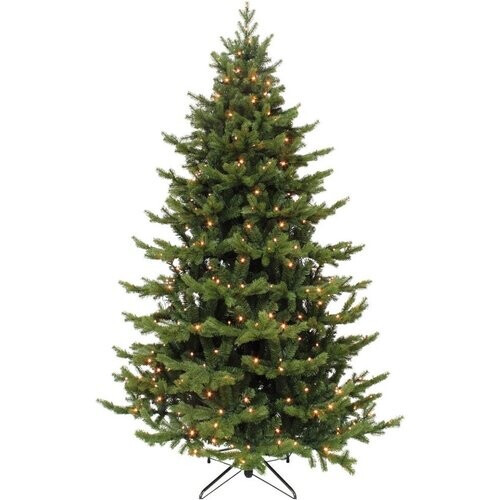 Tweedekans Triumph Tree Sherwood Deluxe Kunstkerstboom met LED Verlichting - Kunst Kerstboom H185 x Ø127 cm - Groen Tweedehands