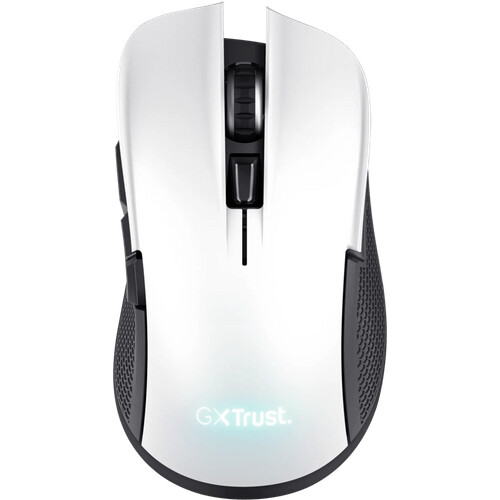 Tweedekans Trust GXT 923W Ybar Draadloze Gaming Muis Wit Tweedehands