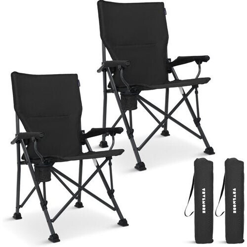 Tweedekans TRVLMORE Campingstoelen - Opvouwbaar - 120KG Draagvermogen - Incl. Draagtas - Klapstoel - Visstoel - Kampeerstoel - Vouwstoel - Grijs Tweedehands