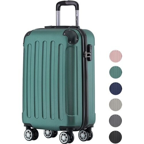 Tweedekans TRVLMORE Handbagage Koffer met Wielen - 54x36x20cm - 38L - Donkergroen Tweedehands