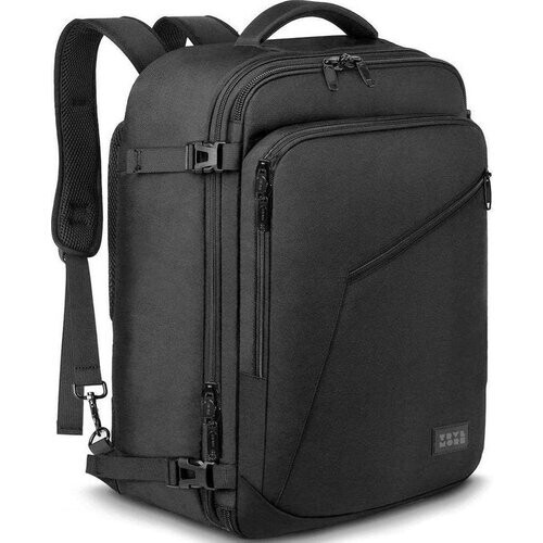 Tweedekans TRVLMORE Reistas - 40L - Rugzak - Handbagage Weekendtas - Backpack - Spatwaterdicht Zwart Tweedehands