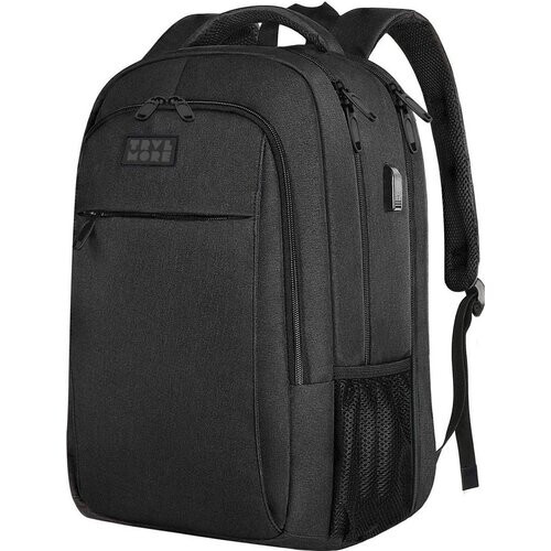 Tweedekans TRVLMORE Rugzak - 36L - 17,3 inch - Laptop Rugtas - Schooltas - Unisex - Spatwaterdicht Zwart Tweedehands