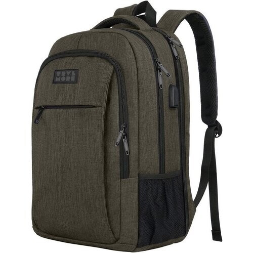 Tweedekans TRVLMORE Rugzak - 36L - 17,3 inch - Laptop Rugtas - Schooltas - Unisex - Spatwaterdicht Groen Tweedehands
