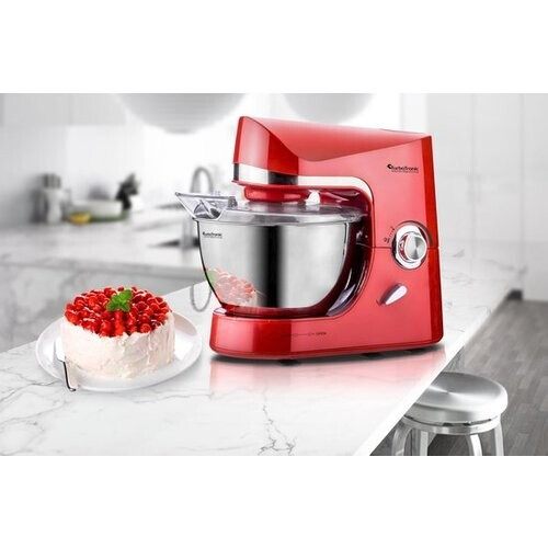 Tweedekans TurboTronic TT-002 Pro-Mix - Staande Mixer - 5 Liter - 2000W - Rood