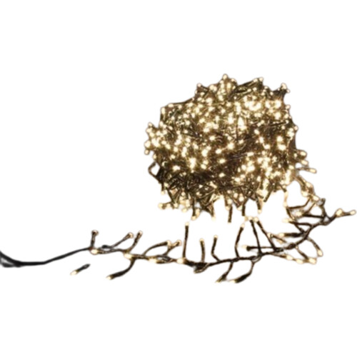 Tweedekans twistlight LED lichtsnoer – 18 m - 1530 warm witte leds - zwart snoer - Ø 5 mm Tweedehands