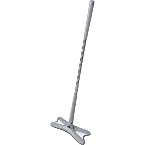 Tweedekans UltraClean Microvezel Mop – 360° Draaibare Mop – Easy Wring Systeem – Grijs – 107 cm Tweedehands