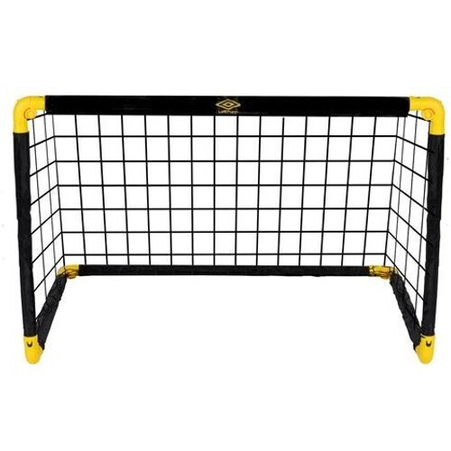 Tweedekans Umbro Voetbaldoel - Voetbalgoal 90 x 59 x 61 cm - Voetbal Goal Opvouwbaar - Makkelijk op te Bergen - Voetbal Training Doel voor Kinderen en Volwassenen - Kunststof - Zwart/ Geel Tweedehands