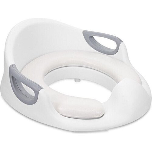 Tweedekans Universele toiletbril voor kinderen - Kindertoiletbril - WC verkleiner - Draagbare toiletbril met handvatten - Antislip - Wit Tweedehands