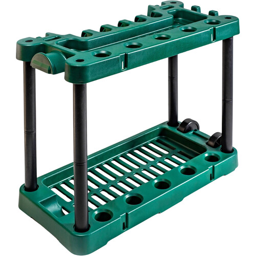 Tweedekans UPP Gereedschapshouder Met Wielen - Tot 10 Gereedschappen - 36 x 76 x 58.5 cm - Groen Tweedehands