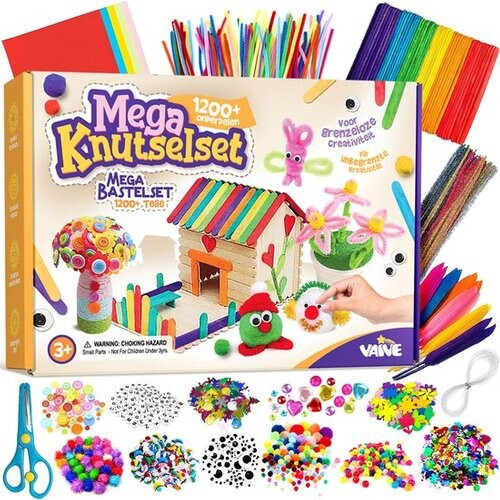 Tweedekans VAIVE Knutselset voor Knutselen Meisjes - Creatief Speelgoed voor Kinderen - Knutselset - Knutselkoffer - Knutselpakketten Tweedehands