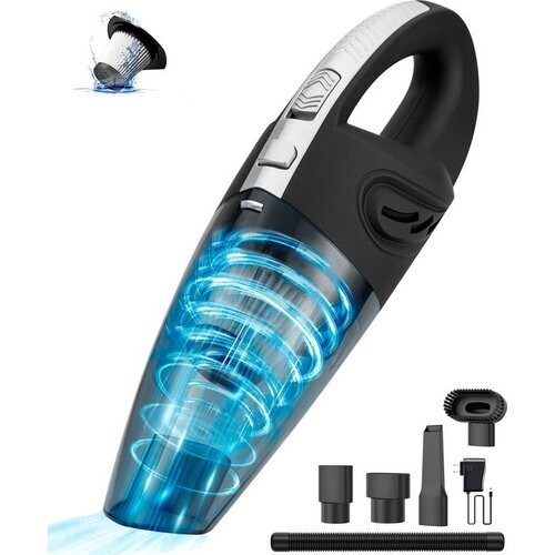 Tweedekans VAIVE Kruimelzuiger – Snoerloos & Incl. Accessoires – 120 W – 0,5 liter – Zwart Tweedehands