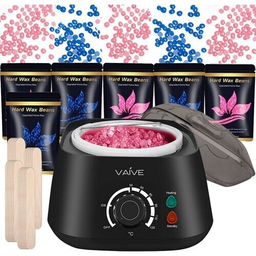 Tweedekans VAIVE Professionele Wax Apparaat - Wax Beans Verwarmer - Ontharing set - Heater - Inclusief Hard Wax Bonen en Spatels Tweedehands
