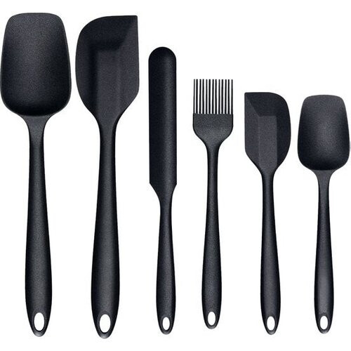 Tweedekans VAIVE Spatel set 6 Stuks - Spatel silicone - Spatelset – Keukengerei – Pannenlikker - Bakspaan- Pottenlikker Tweedehands