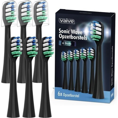 Tweedekans VAIVE Tandenborstel Opzetborstel Set - 6 Stuks - Sonic Wave Precision X8900 Tweedehands