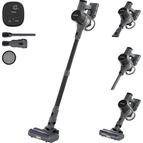 Tweedekans Vapore Steelstofzuiger Draadloos - 47 Minuten Accuduur - 350W - Snoerloze Stofzuiger - Zonder Zak - Op Accu - Vacuum Cleaner - Kruimeldief - Draadloze Steelstofzuiger - Zwart Tweedehands