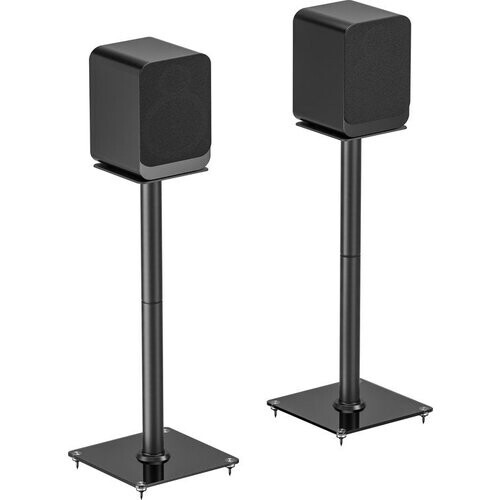 Tweedekans VDD Gaming Speaker Standaard - Universele Speaker Standaard - Vloerstandaard - Luidspreker Standaard - set van 2 stuks - 76.5 cm hoog - 25 kg belastbaar Tweedehands