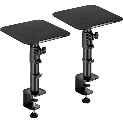 Tweedekans VDD Gaming - Speaker standaard - Zwart - 2 stuks - 25x25x73 cm Tweedehands