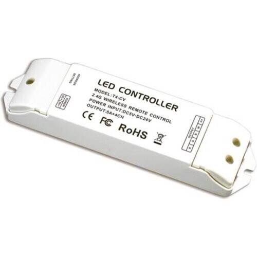 Tweedekans Velleman RGBW LED-controller ontvanger voor CHLSC20TX – 176 x 45 x 30 mm Tweedehands