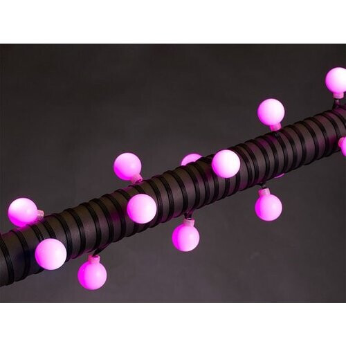 Tweedekans Vellight Cursa LED, lichtslinger, 8 m, 15 leds, RGB, zwarte kabel, voor binnen, Bluetooth, 12 V Tweedehands