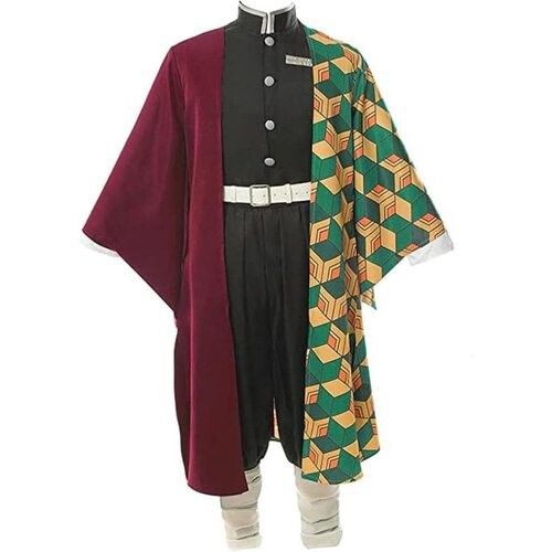 Tweedekans Verkleedkleren - "Anime Avonturen: Kamado Nezuko en meer - Het ultieme Cosplay Kostuum voor Halloween en Themafeesten!" - Maat S-M Tweedehands