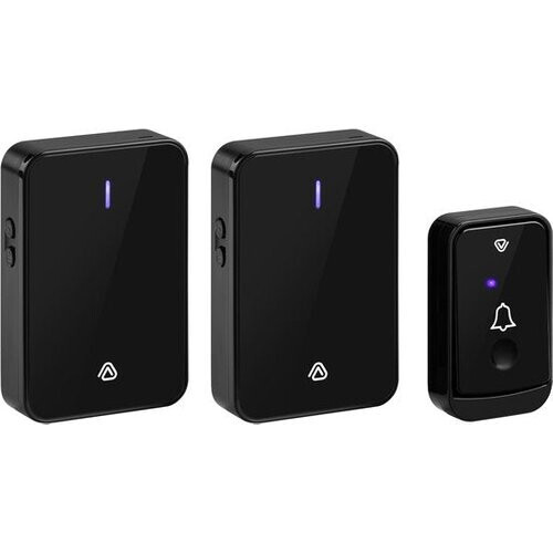 Tweedekans Vlectro - Draadloze deurbel met 1 of 2 ontvangers - Zwart - Deurbel met 2 ontvangers Tweedehands