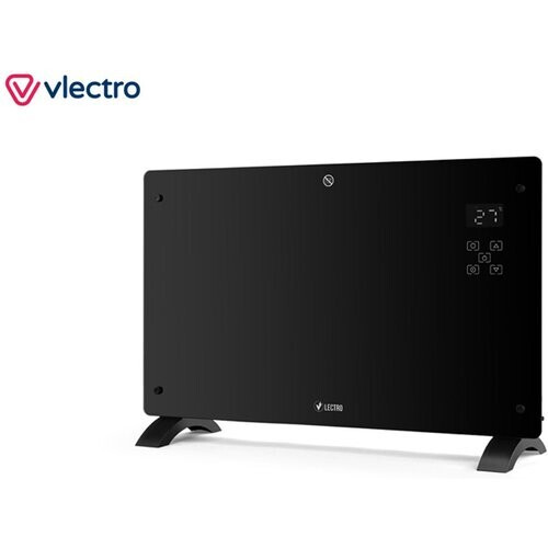 Tweedekans Vlectro - Slim verwarmingspaneel met instelbare timer - Zwart Tweedehands