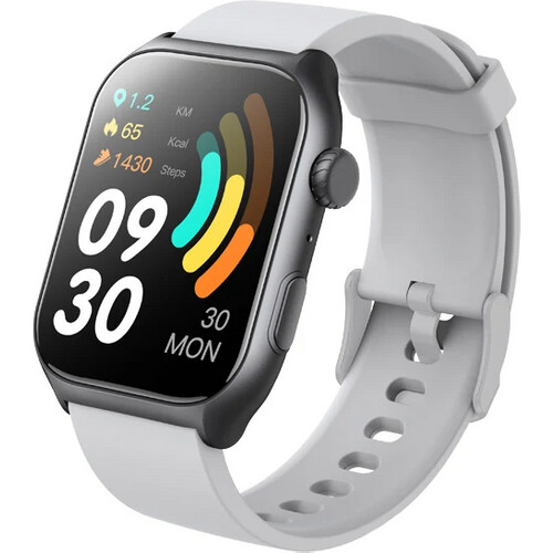 Tweedekans Vlectro Smartwatch 2.0 met spraakassistent - Grijs Tweedehands