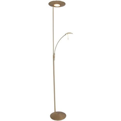 Tweedekans Vloerlamp Steinhauer Zenith LED - Messing Tweedehands