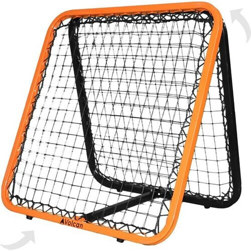 Tweedekans Volcan Dubbelzijdige Rebounder - Voetbal Trainingsmateriaal - Verstelbare Voetbal Bouncer - 85 x 85 cm - Inclusief Grondankers - Dubbele Progressie Tweedehands