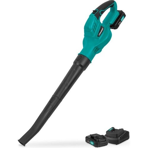 Tweedekans VONROC Accu Bladblazer 20V – Luchtsnelheid 180 km/u – Luchtvolume 5m3/min - Incl. 2x 2.0Ah accu’s en snellader Tweedehands