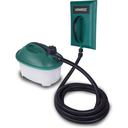 Tweedekans VONROC Behangafstomer – 2000W – 4.5Liter & 3.5m slang - Groen/Zwart Tweedehands