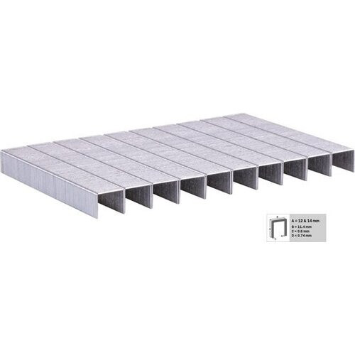 Tweedekans VONROC Nieten – 1000 stuks – 12 & 14MM – Universeel - Voor VONROC ET502AC Tweedehands