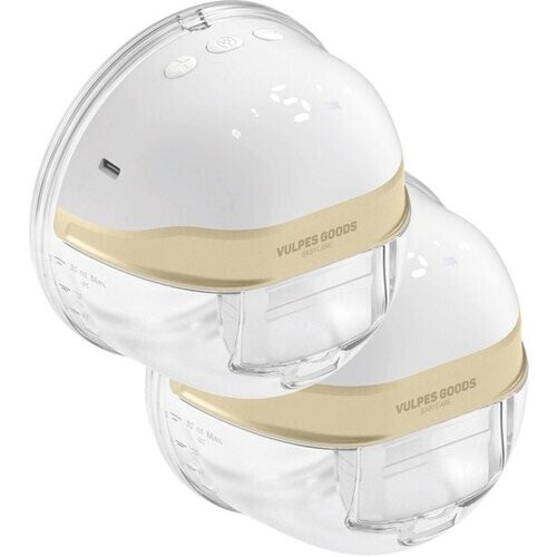 Tweedekans Vulpes Goods® BabyCare - Handsfree Borstkolf - Elektrische Draadloze Borstkolf – Draagbaar - Dubbele Elektrische handsfree Kolf - PRO versie Tweedehands