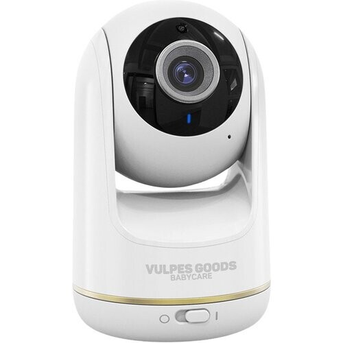 Tweedekans Vulpes Goods® – Extra Losse Camera PRO – Voorzien Van Tweerichtingsspraak En Ingebouwde Microfoon En Inclusief Montageset En Houder – Voor Babykamer En Babyfoon Uitbreiding – Wit Kunststof Tweedehands