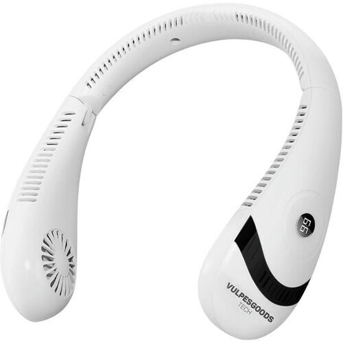 Tweedekans Vulpes Goods® Tech - Nek Ventilator - Draagbare Gezichtsventilator - USB ventilator - Mini Ventilator - Oplaadbaar - 3 standen - PRO Versie Tweedehands