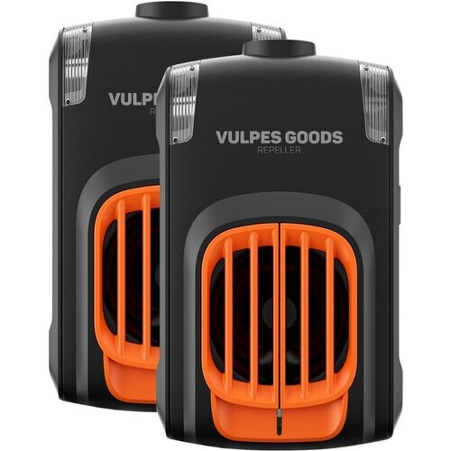 Tweedekans Vulpes Goods® Verjager - Marterverjager - Steenmarter Verjager - Marterbestrijder - Binnen & Buiten - Automatische Frequenties & flitslichten - USB & Auto accu - Marters, Muizen & Ratten - PRO V2 - 2 stuks Tweedehands