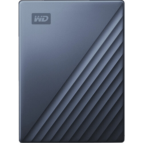 Tweedekans WD My Passport for Mac Type C 2TB Blauw Tweedehands