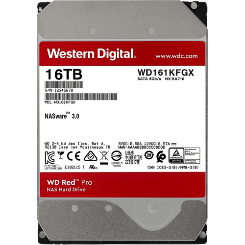 Tweedekans WD Red Pro WD161KFGX 16TB Tweedehands
