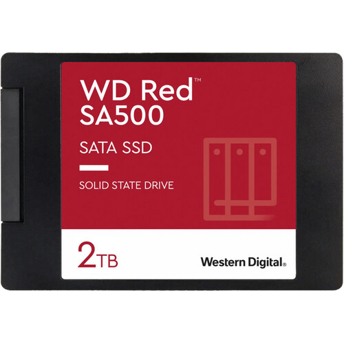 Tweedekans WD RED SA500 SATA SSD 2TB Tweedehands