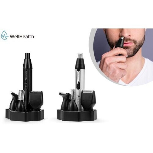 Tweedekans Wellhealth - 4-in-1 neus- en oorhaartrimmer - Zwart Tweedehands