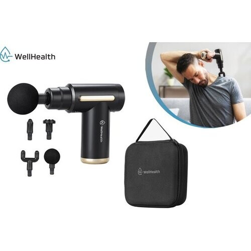 Tweedekans Wellhealth - Oplaadbaar mini massagepistool voor soepele spieren - Mini massagepistool Tweedehands