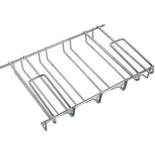 Tweedekans Wijnrek voor 12 glazen - 34x25x9cm - Zilverkleurig metaal - 12 wijnglazen Tweedehands