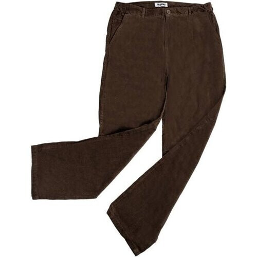 Tweedekans Wisent Stretch corduroy broek met elastische taille marineblauw maat 30 (kort) Tweedehands