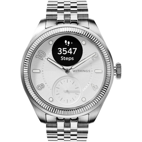 Tweedekans Withings ScanWatch Nova Brilliant Titanium Zilver 39mm Tweedehands