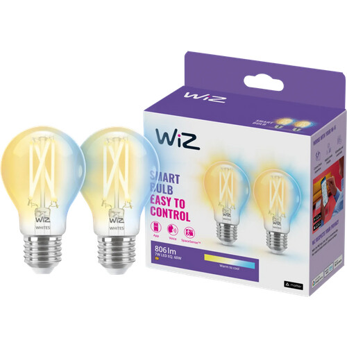 Tweedekans WiZ Filament lamp 2-pack - Warm tot Koelwit Licht - E27 Tweedehands